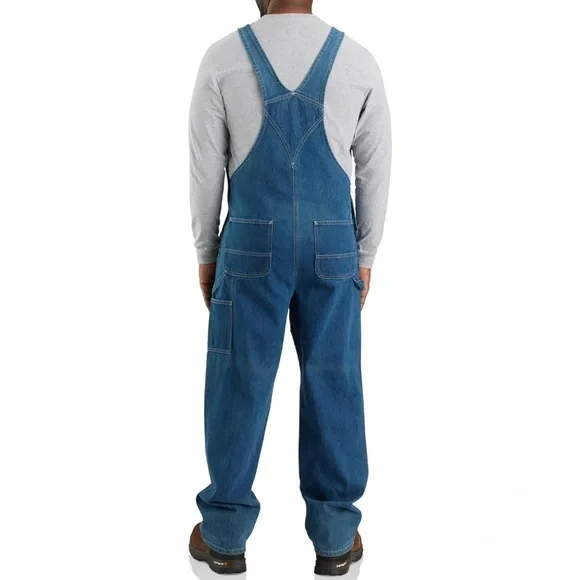 Carhartt Men's Loose Fit Denim Bib Overall - Picture 2 of 6